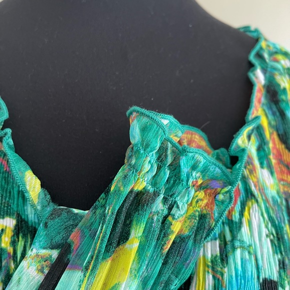 Blouse Georgeous colors show well in 1st pic - Picture 7 of 14